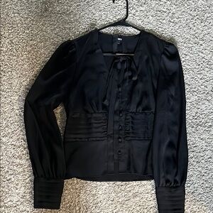 Express satin-like blouse